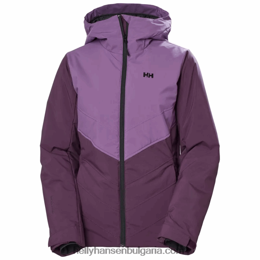 Жени дамско алпийско изолирано ски яке 80V22D2799 черно/морско синьо Helly-Hansen