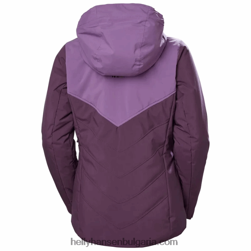 Жени дамско алпийско изолирано ски яке 80V22D2799 черно/морско синьо Helly-Hansen