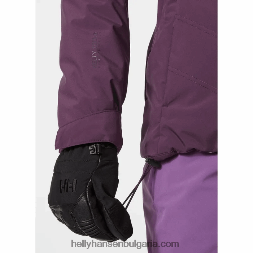 Жени дамско алпийско изолирано ски яке 80V22D2799 черно/морско синьо Helly-Hansen