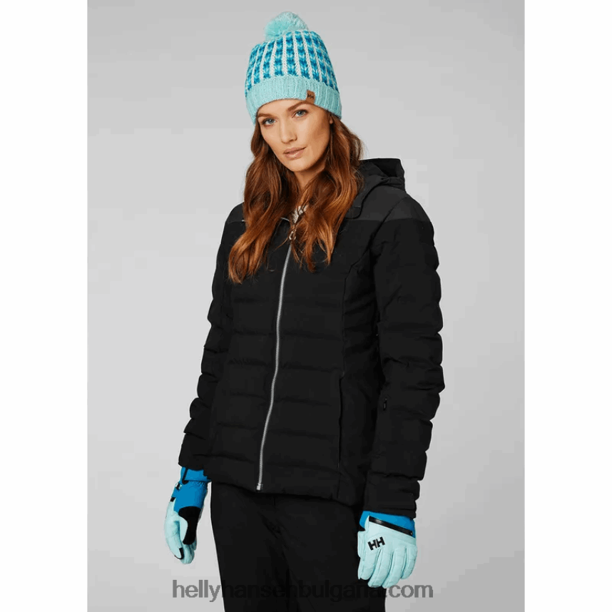 Жени дамско бухнало ски яке Imperial 80V22D2667 най-тъмно spr/бяло Helly-Hansen