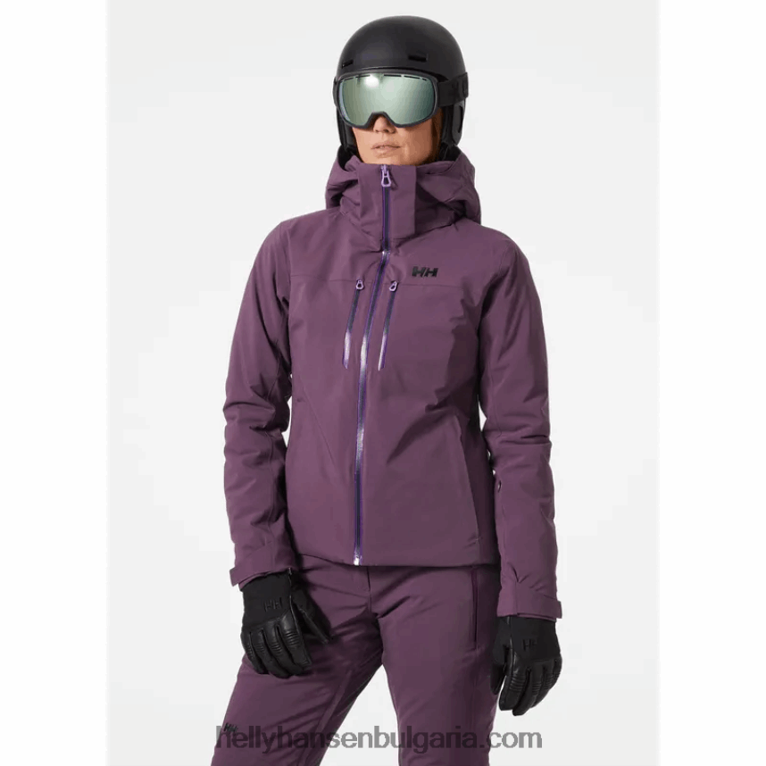 Жени дамско ски яке alphelia lifaloft 80V22D1654 дълбок фиорд Helly-Hansen