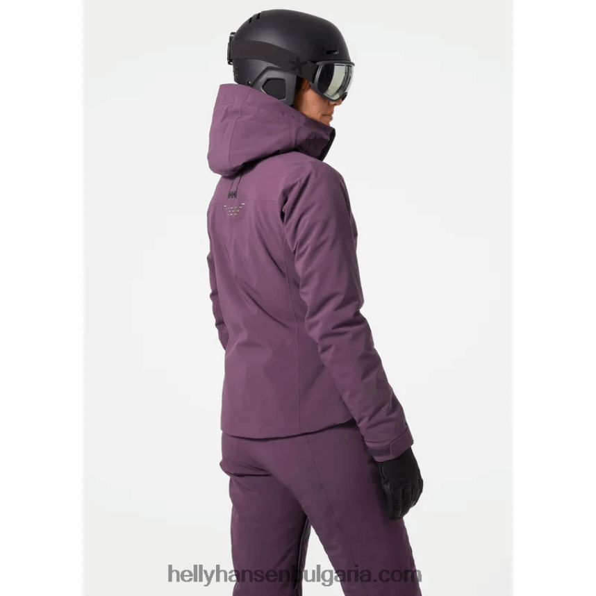 Жени дамско ски яке alphelia lifaloft 80V22D1654 дълбок фиорд Helly-Hansen