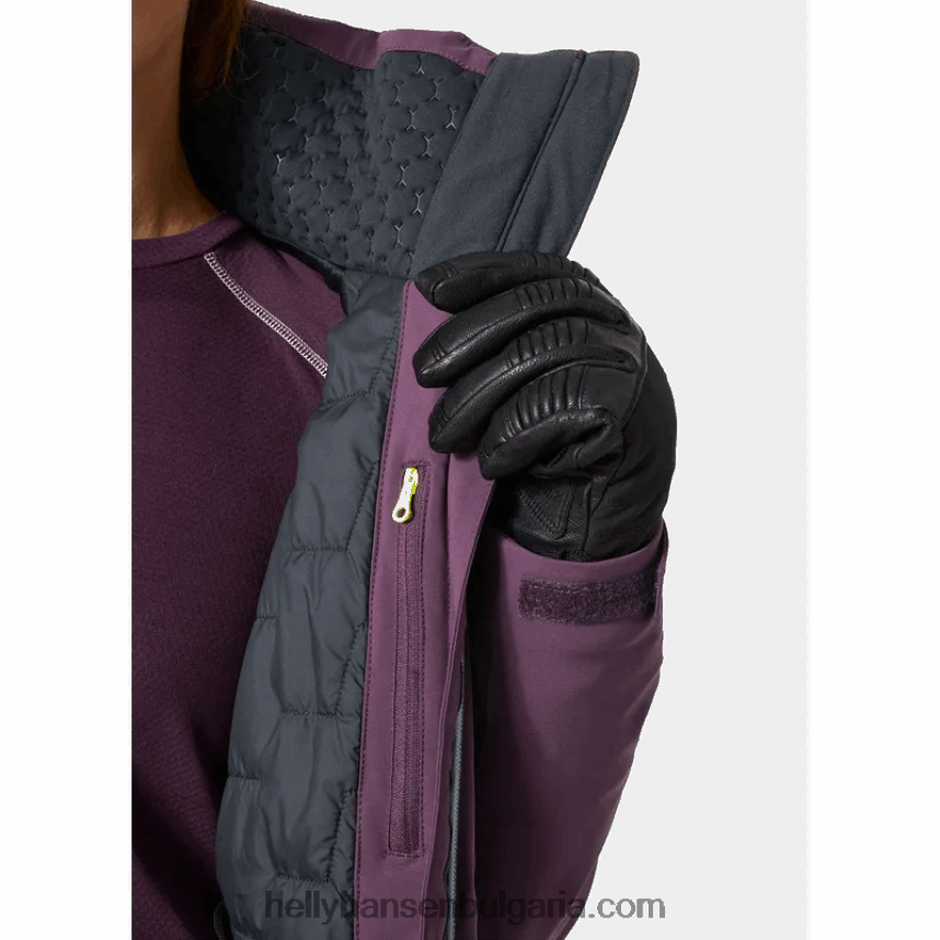 Жени дамско ски яке alphelia lifaloft 80V22D1654 дълбок фиорд Helly-Hansen