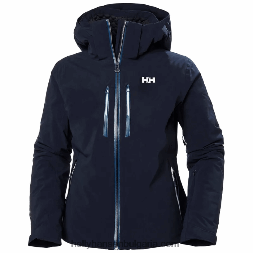 Жени дамско ски яке alphelia lifaloft 80V22D1658 черен Helly-Hansen