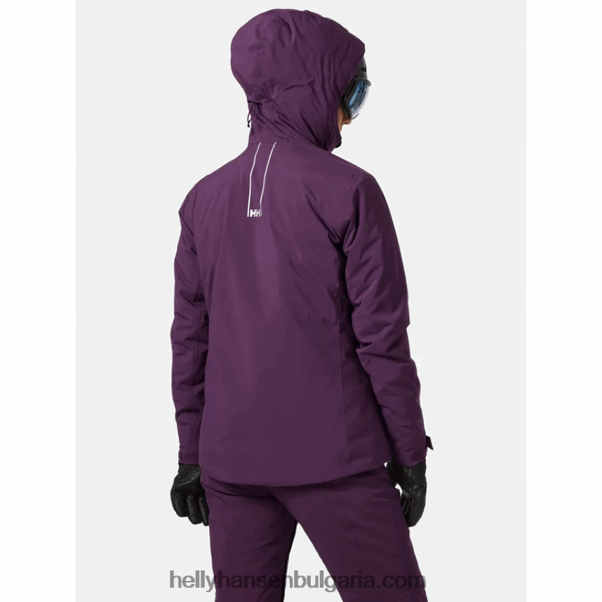 Жени дамско ски яке edge 2.0 80V22D2668 най-тъмно spr/бяло/черно Helly-Hansen