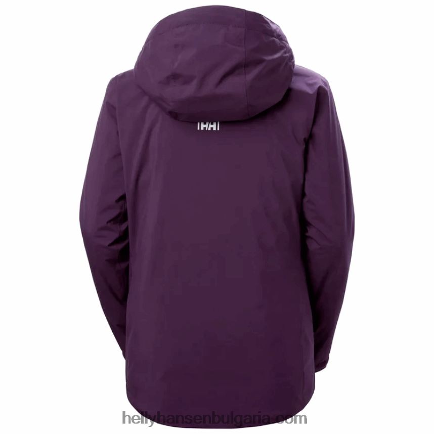 Жени дамско ски яке edge 2.0 80V22D2668 най-тъмно spr/бяло/черно Helly-Hansen