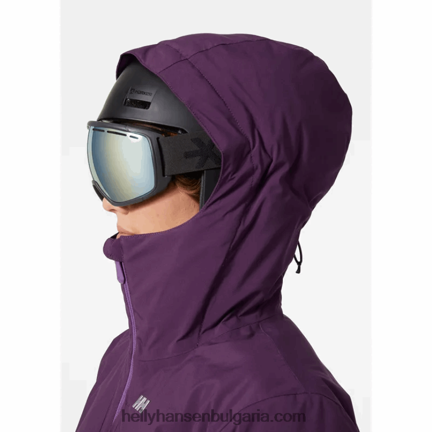 Жени дамско ски яке edge 2.0 80V22D2668 най-тъмно spr/бяло/черно Helly-Hansen