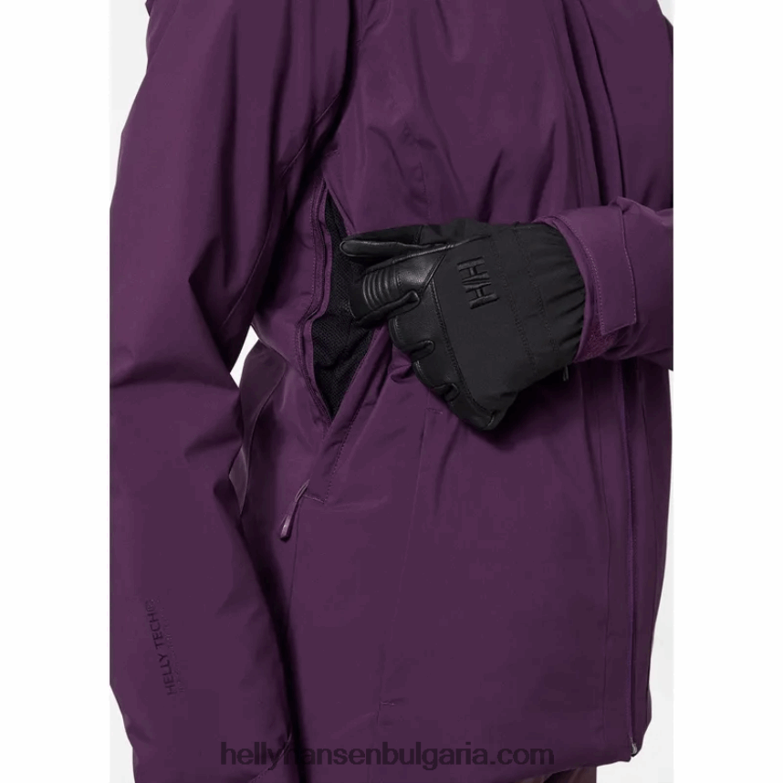 Жени дамско ски яке edge 2.0 80V22D2668 най-тъмно spr/бяло/черно Helly-Hansen