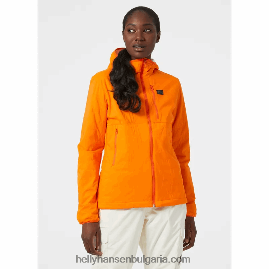 Жени дамско изолирано яке с въздушна качулка lifaloft 80V22D1649 черен Helly-Hansen