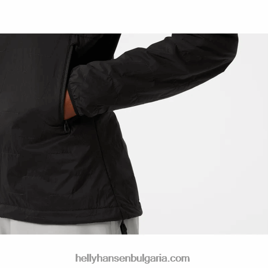 Жени дамско изолирано яке с въздушна качулка lifaloft 80V22D1650 мак оранжев Helly-Hansen