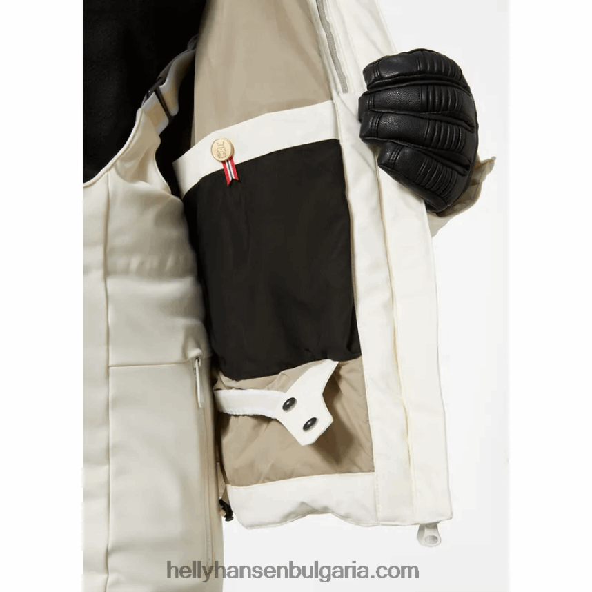 Жени дамски ул. изолирано ски яке moritz 80V22D1641 синя мъгла Helly-Hansen