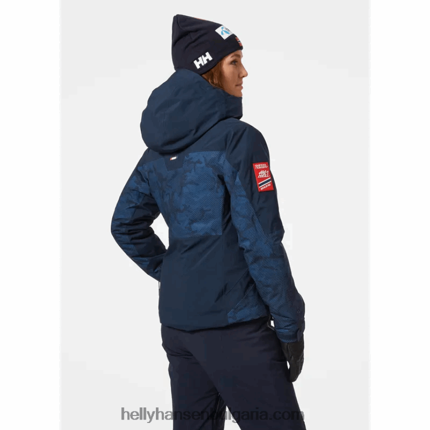 Жени дамско ски яке motionista infinity 80V22D1633 военноморски флот Helly-Hansen