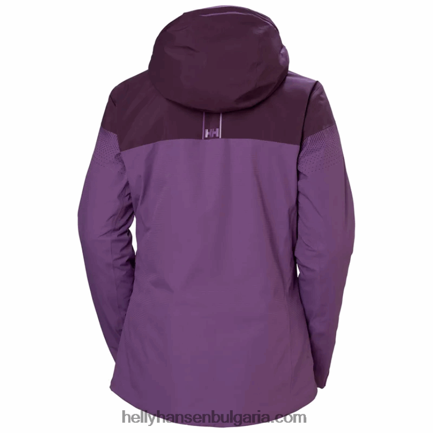 Жени дамско скиорско яке motionista lifaloft 80V22D2656 натрошен гра/най-тъмен спр Helly-Hansen