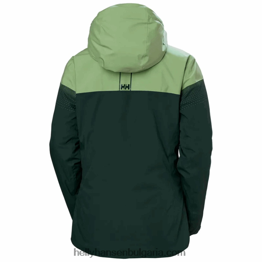 Жени дамско скиорско яке motionista lifaloft 80V22D2657 натрошена гра Helly-Hansen