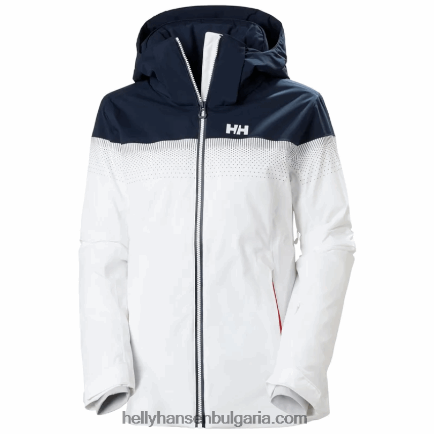 Жени дамско скиорско яке motionista lifaloft 80V22D2658 натрошен гра/най-тъмен спр Helly-Hansen