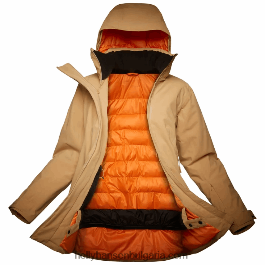 Жени дамско дълго изолирано ски яке nora 80V22D1646 военноморски флот Helly-Hansen