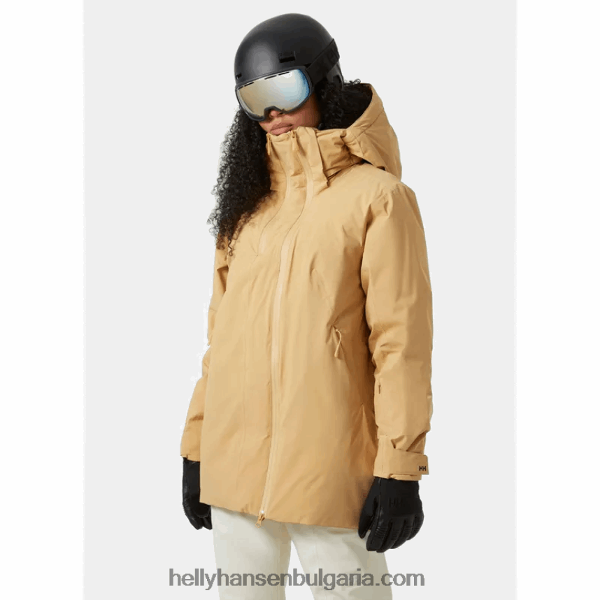 Жени дамско дълго изолирано ски яке nora 80V22D1646 военноморски флот Helly-Hansen