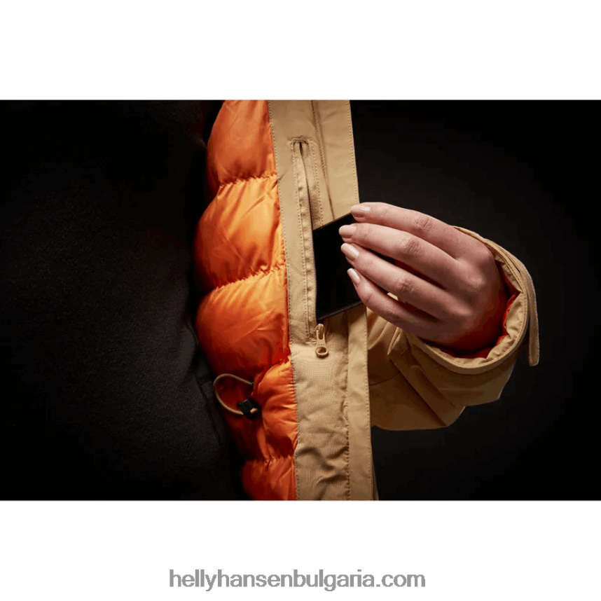 Жени дамско дълго изолирано ски яке nora 80V22D1646 военноморски флот Helly-Hansen