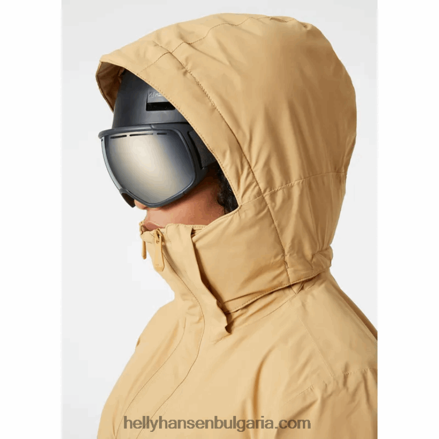 Жени дамско дълго изолирано ски яке nora 80V22D1646 военноморски флот Helly-Hansen