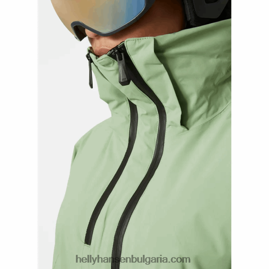 Жени дамско дълго изолирано ски яке nora 80V22D1647 студено кафе Helly-Hansen