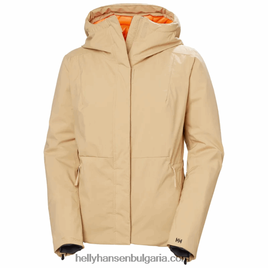 Жени дамско изолирано ски яке nora 80V22D2649 нефрит/черно Helly-Hansen