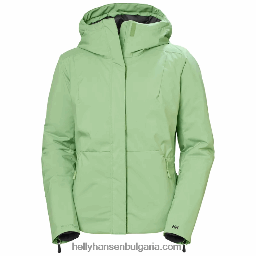 Жени дамско изолирано ски яке nora 80V22D2650 студено кафе Helly-Hansen
