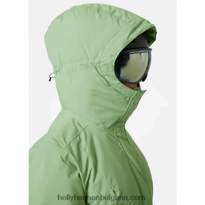 Жени дамско изолирано ски яке nora 80V22D2650 студено кафе Helly-Hansen