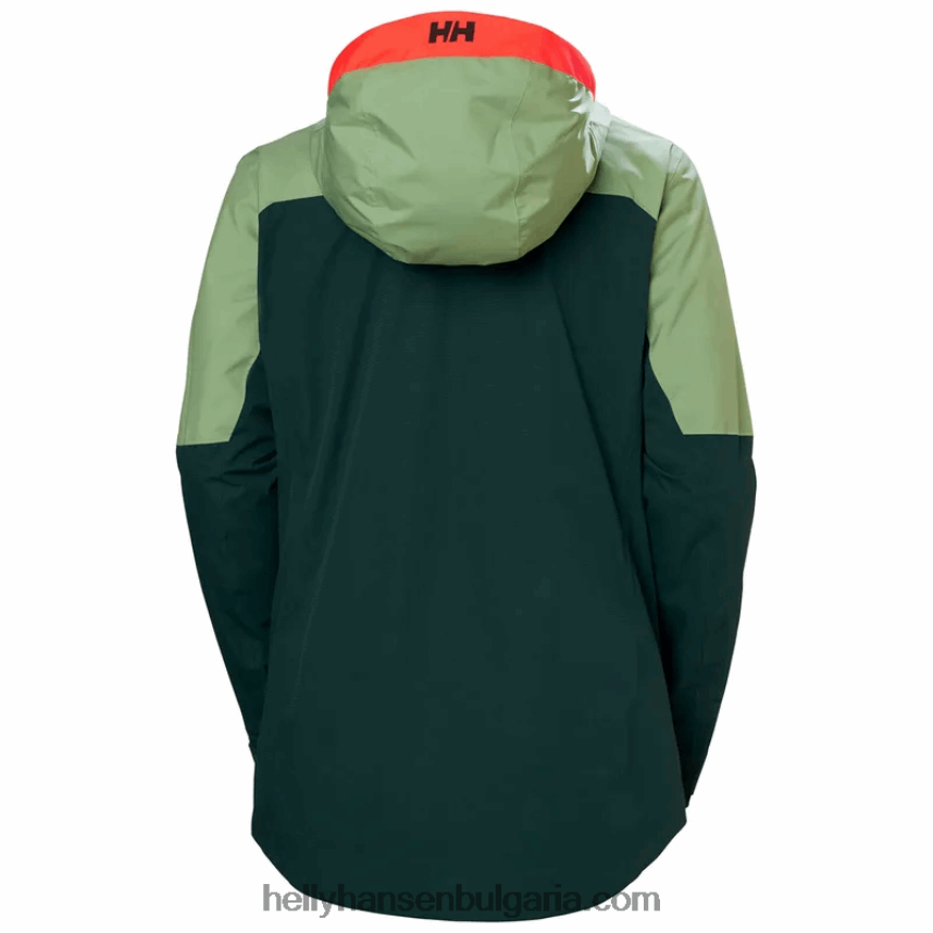 Жени дамско изолирано ски яке powchaser lifaloft 80V22D2655 натрошена гра Helly-Hansen