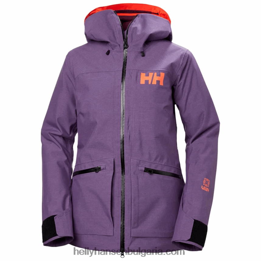 Жени дамско издръжливо ски яке powderqueen 3.0 80V22D1651 черен Helly-Hansen