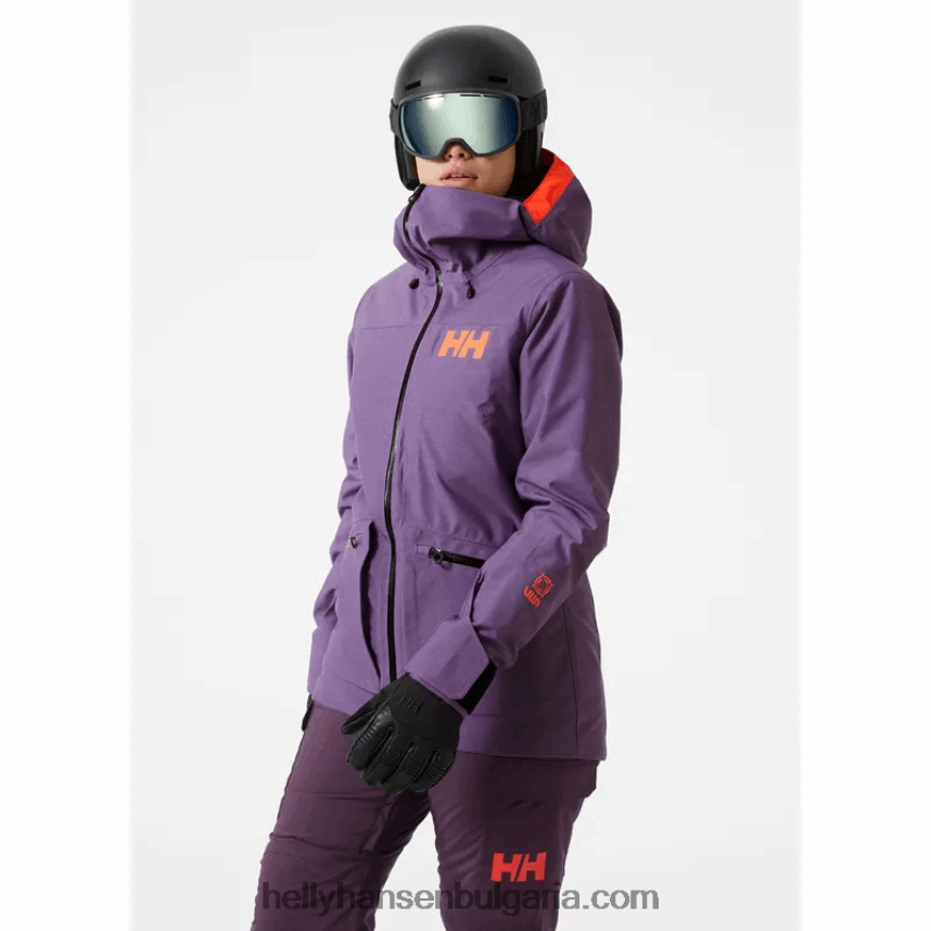 Жени дамско издръжливо ски яке powderqueen 3.0 80V22D1651 черен Helly-Hansen