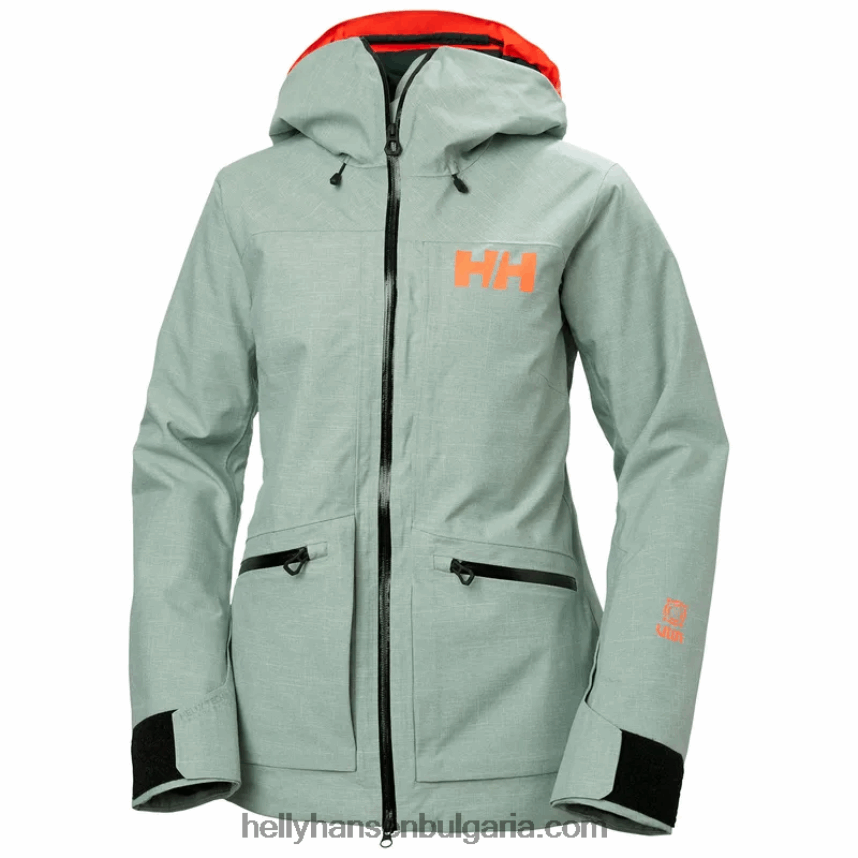 Жени дамско издръжливо ски яке powderqueen 3.0 80V22D1652 натрошена гра Helly-Hansen