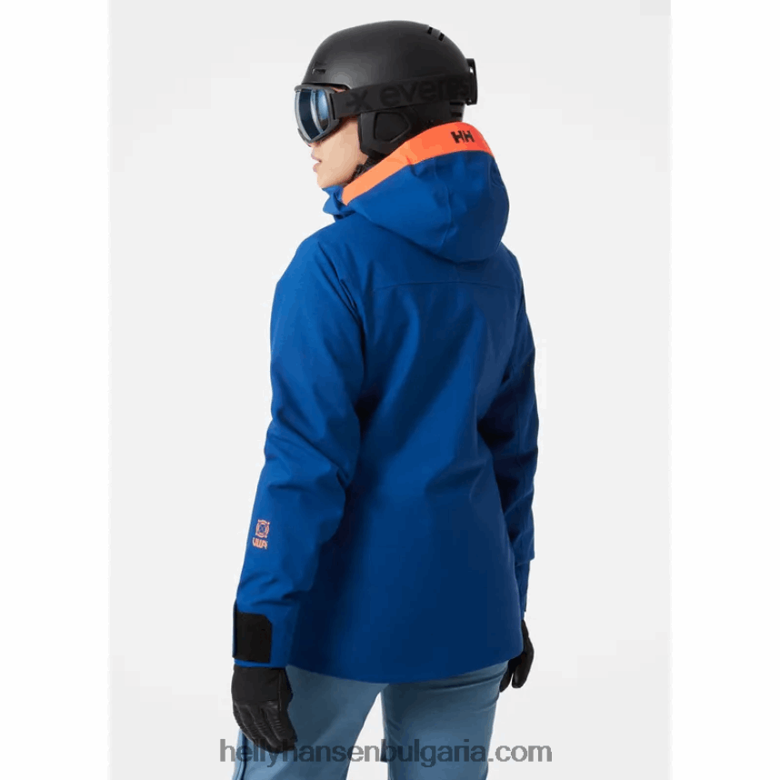 Жени дамско издръжливо ски яке powderqueen 3.0 80V22D1653 нефрит ме Helly-Hansen