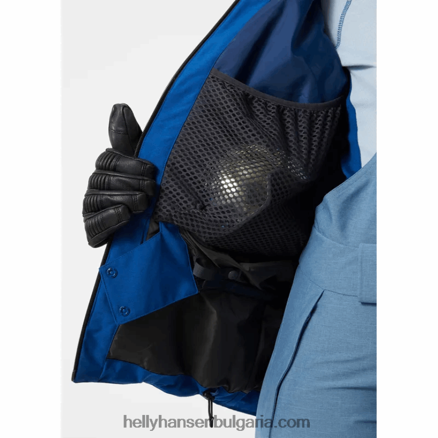 Жени дамско издръжливо ски яке powderqueen 3.0 80V22D1653 нефрит ме Helly-Hansen