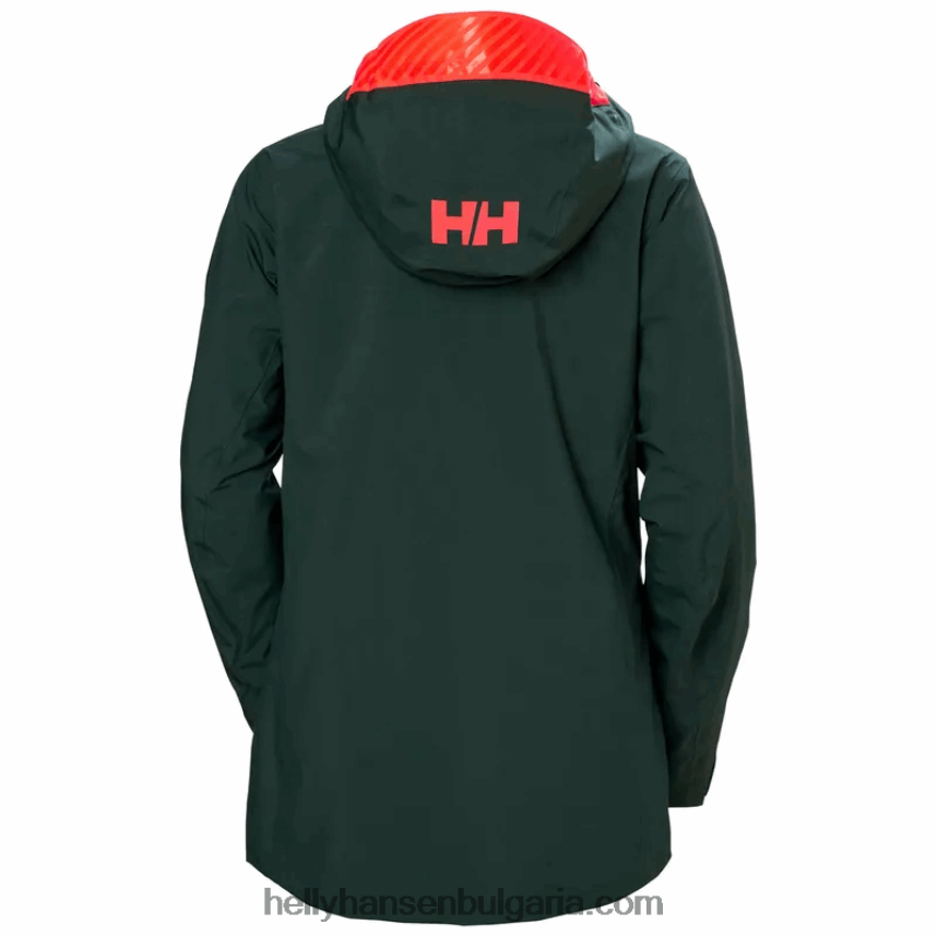 Жени дамско ски яке на powderqueen infinity 80V22D2652 нефрит/черно Helly-Hansen