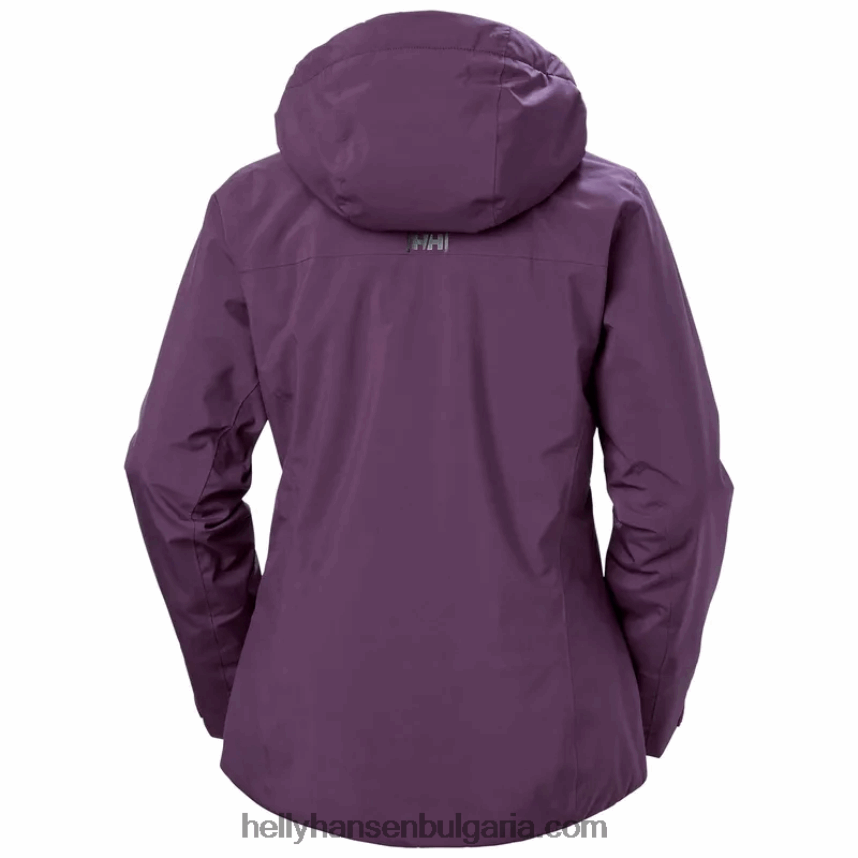 Жени дамско ски яке snowplay 80V22D2660 бял черен Helly-Hansen