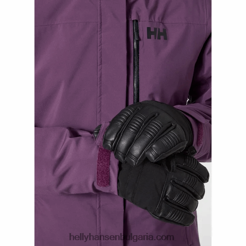 Жени дамско ски яке snowplay 80V22D2660 бял черен Helly-Hansen
