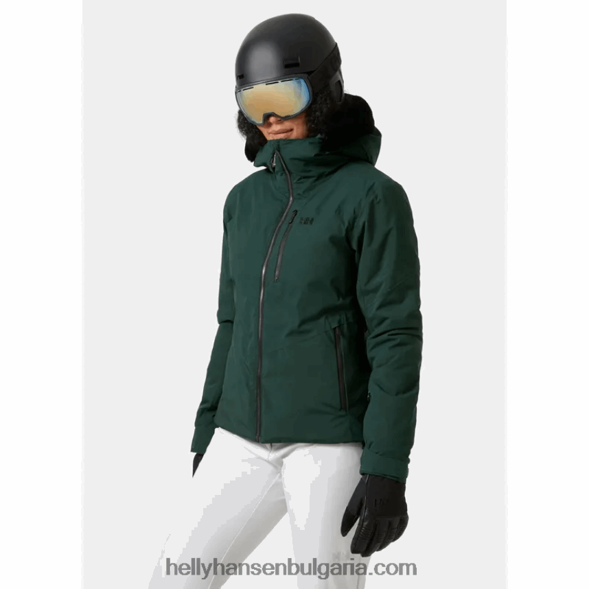 Жени дамско бухнало ски яке valdisere 80V22D2672 сняг/морски Helly-Hansen
