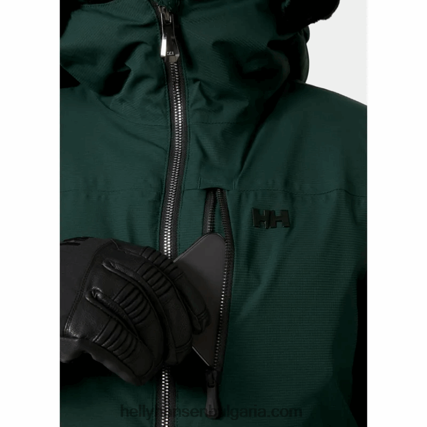 Жени дамско бухнало ски яке valdisere 80V22D2672 сняг/морски Helly-Hansen
