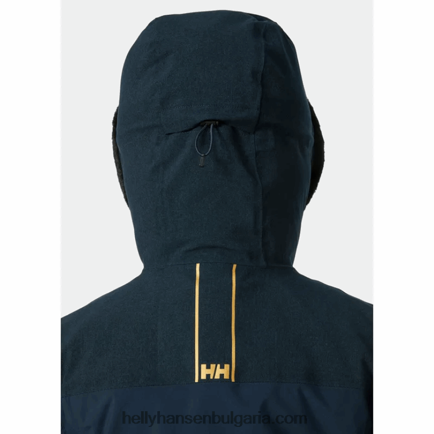 Жени дамско бухнало ски яке valdisere 80V22D2674 най-тъмно spr/черно Helly-Hansen