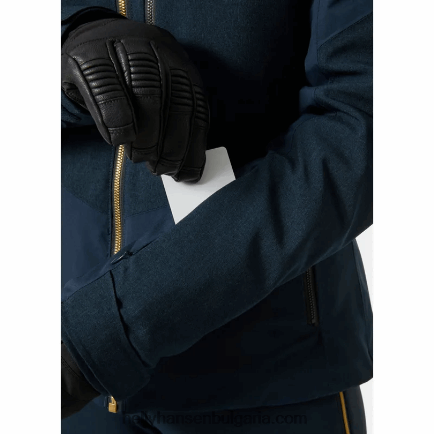 Жени дамско бухнало ски яке valdisere 80V22D2674 най-тъмно spr/черно Helly-Hansen