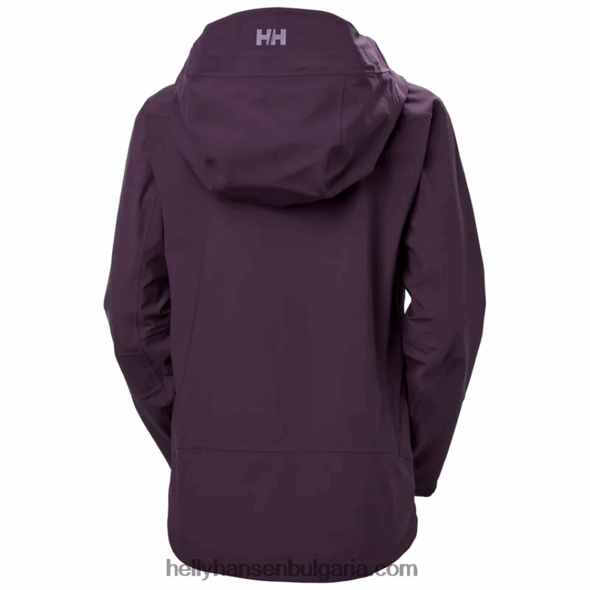 Жени дамско яке verglas за ски за беккантри 80V22D1638 военноморски флот Helly-Hansen