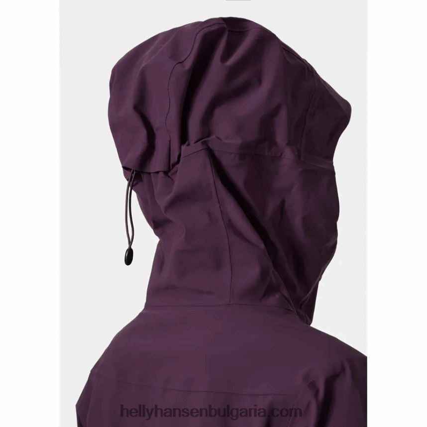 Жени дамско яке verglas за ски за беккантри 80V22D1638 военноморски флот Helly-Hansen