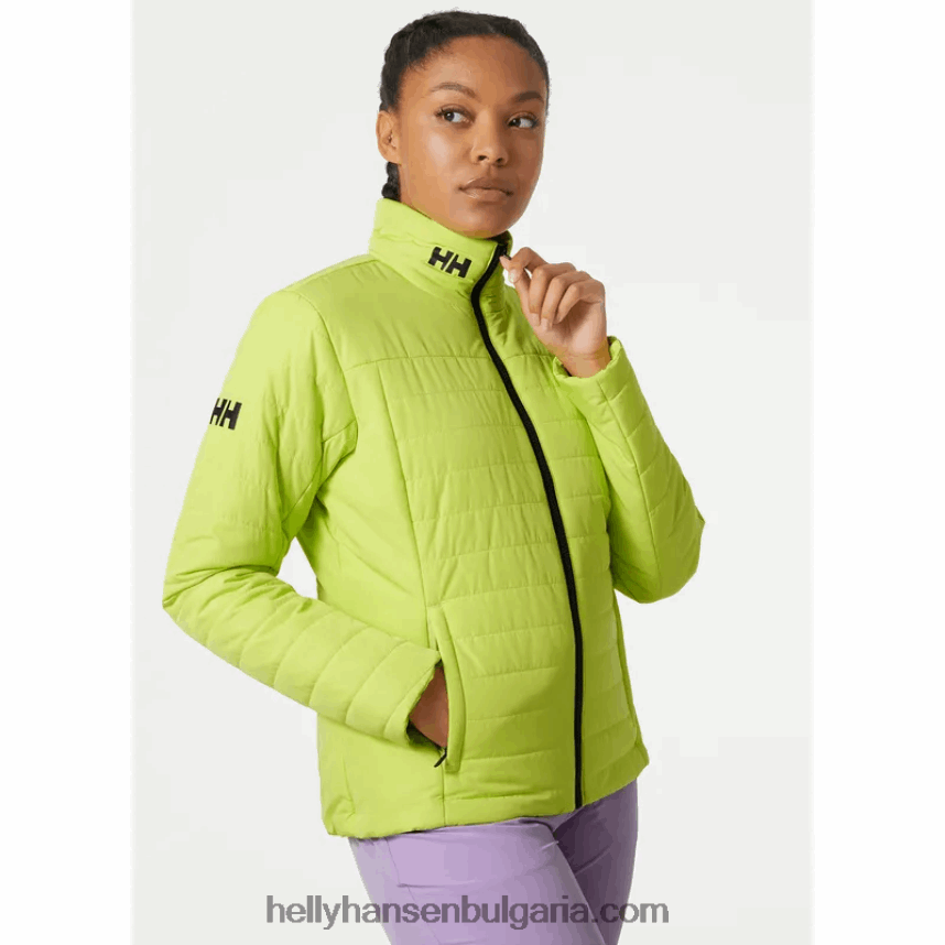 Жени дамско изолирано яке за ветроходство 2.0 80V22D1313 светло син Helly-Hansen