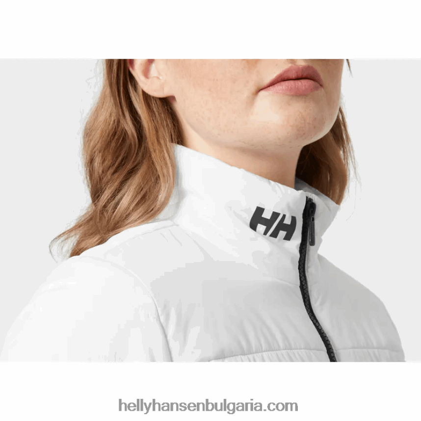 Жени дамско изолирано яке за ветроходство 2.0 80V22D1314 слънчев лайм Helly-Hansen