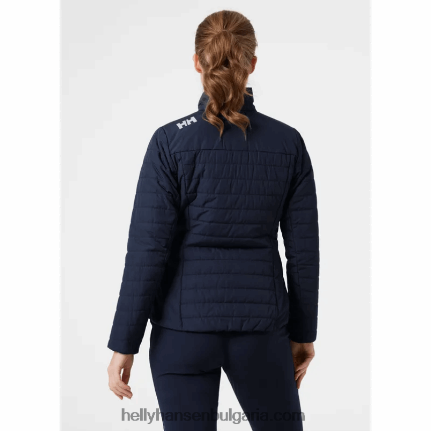 Жени дамско изолирано яке за ветроходство 2.0 80V22D1315 бяло Helly-Hansen