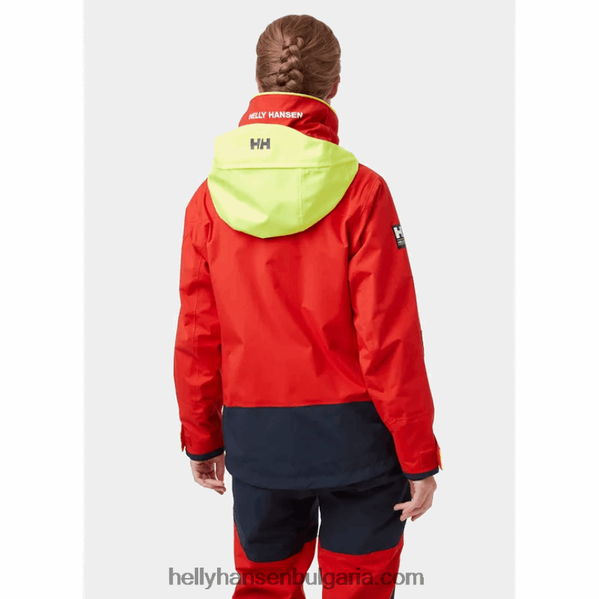 Жени дамско яке за крайбрежно плаване 80V22D1323 розово сорбе Helly-Hansen