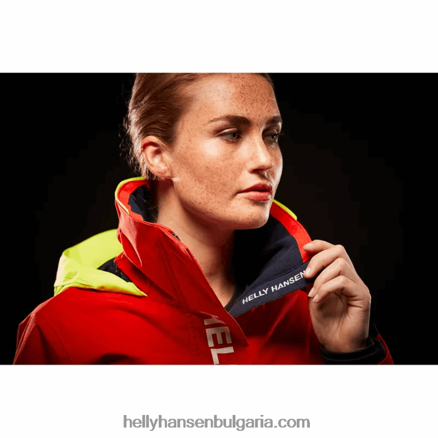 Жени дамско яке за крайбрежно плаване 80V22D1323 розово сорбе Helly-Hansen