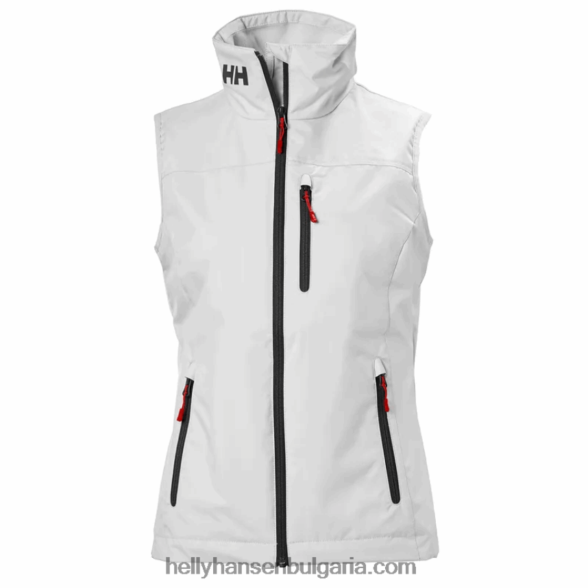 Жени дамска жилетка за ветроходство 80V22D1344 сива мъгла Helly-Hansen