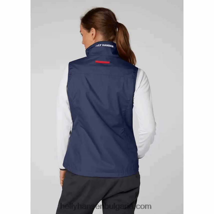 Жени дамска жилетка за ветроходство 80V22D1345 бяло Helly-Hansen