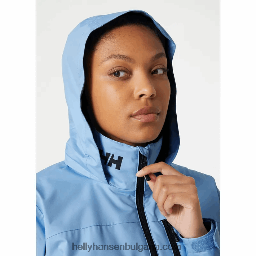 Жени дамско яке за ветроходство с качулка 80V22D1346 военноморски флот Helly-Hansen